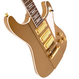Joe Doe By Vintage Gas Jockey Electric Guitar Sparkling Gold Sand + Hard Case