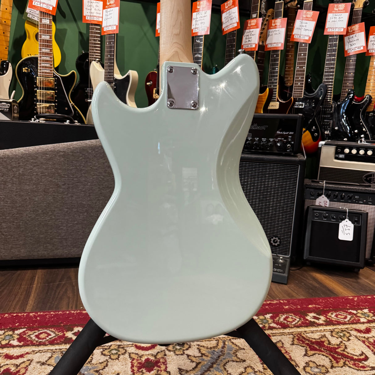 G&L Tribute Series Fallout Shortscale Bass Surf Green (Pre-Owned)