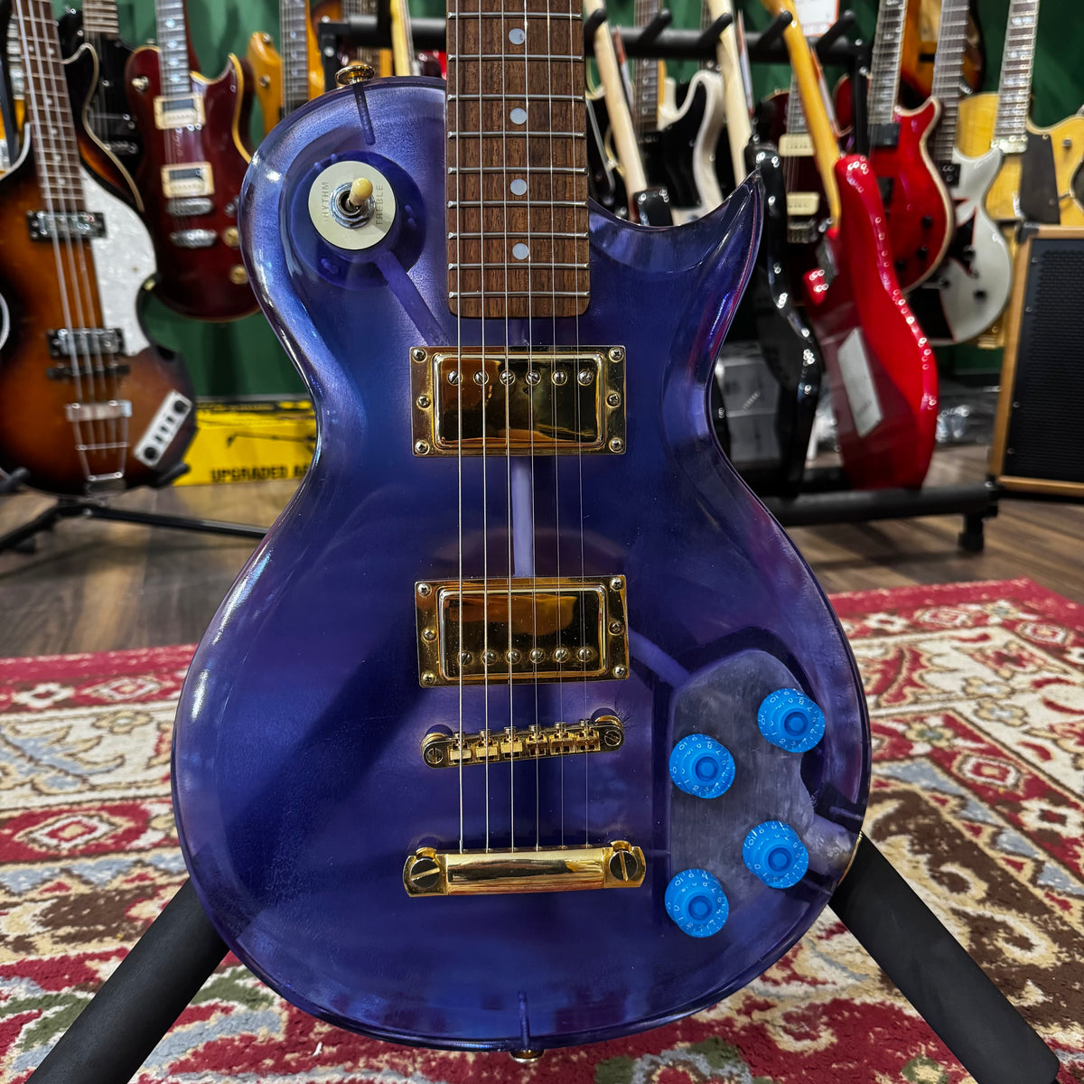 Skylark Plexiglass Les Paul Translucent Purple (Pre-Owned)