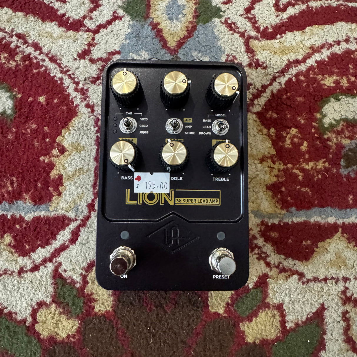 Universal Audio UAFX Lion 68 Super Lead Guitar Amp Simulator Pedal (Pre-Owned)