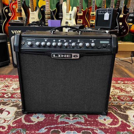 Line 6 Spider IV 75 Modelling Electric Guitar Combo Amplifier + FBV Express MKII Foot Controller (Pre-Owned) - Music Vault