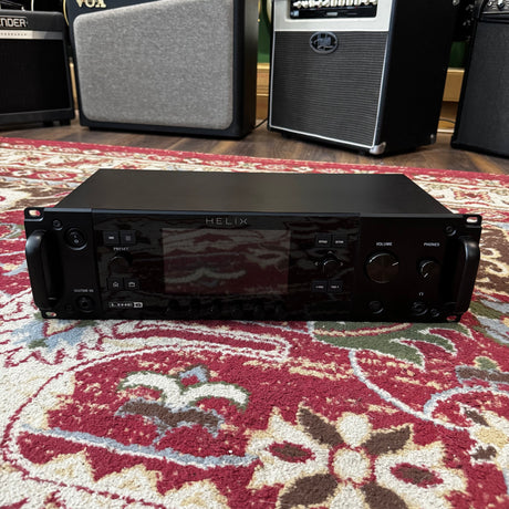 Line 6 Helix Rack Guitar Amp Modeller & Multi FX + Helix Control Foot Controller (Pre-Owned) - Music Vault