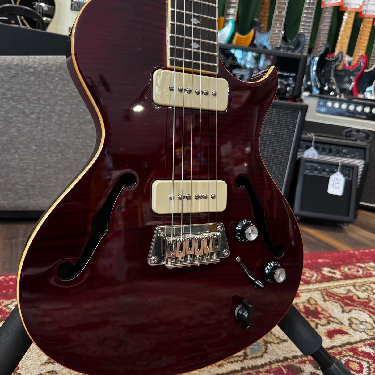Epiphone Blueshawk Deluxe Electric Guitar Wine Red (Pre-Owned)