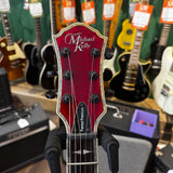 Michael Kelly Patriot Premium Blood Red EMG Quilt Top + Hard Case (Pre-Owned)