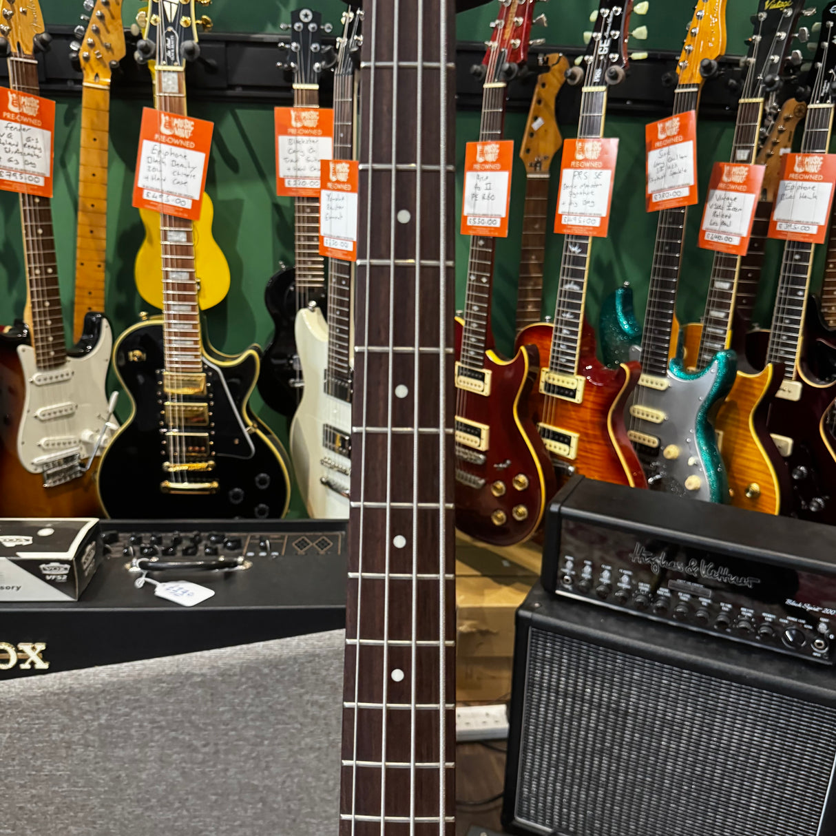 Schecter Diamond Series Nikki Sixx Active Bass Guitar - Left Handed (Pre-Owned)