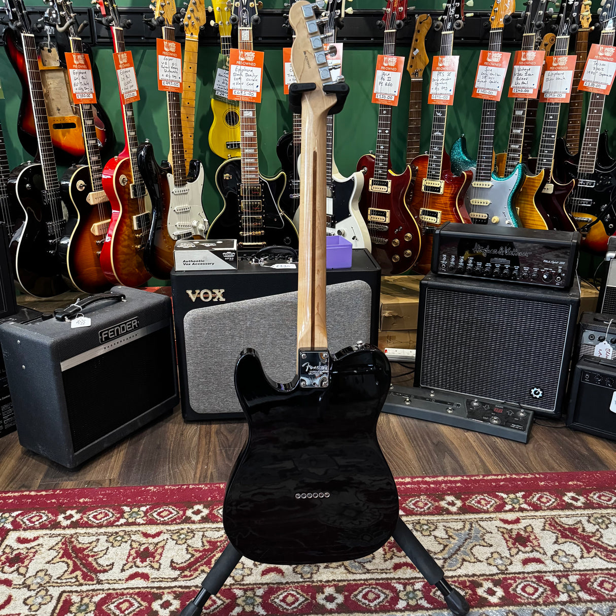 Fender American Standard Telecaster Black 2007 + Hard Case (Pre-Owned)