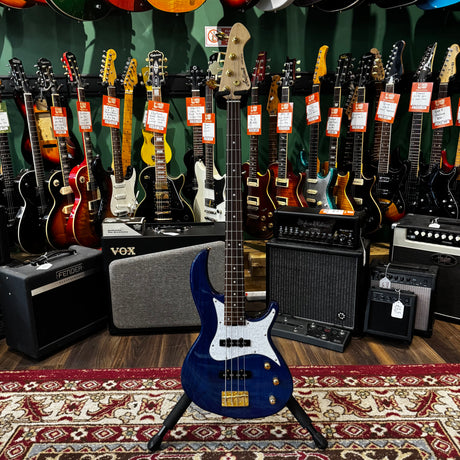 Aria RSB-42AR Active Bass Guitar Blue (Pre-Owned) - Music Vault