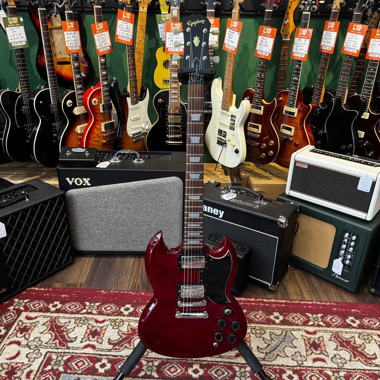 Epiphone 1997 Korean SG Cherry Red (Pre-Owned) - Music Vault