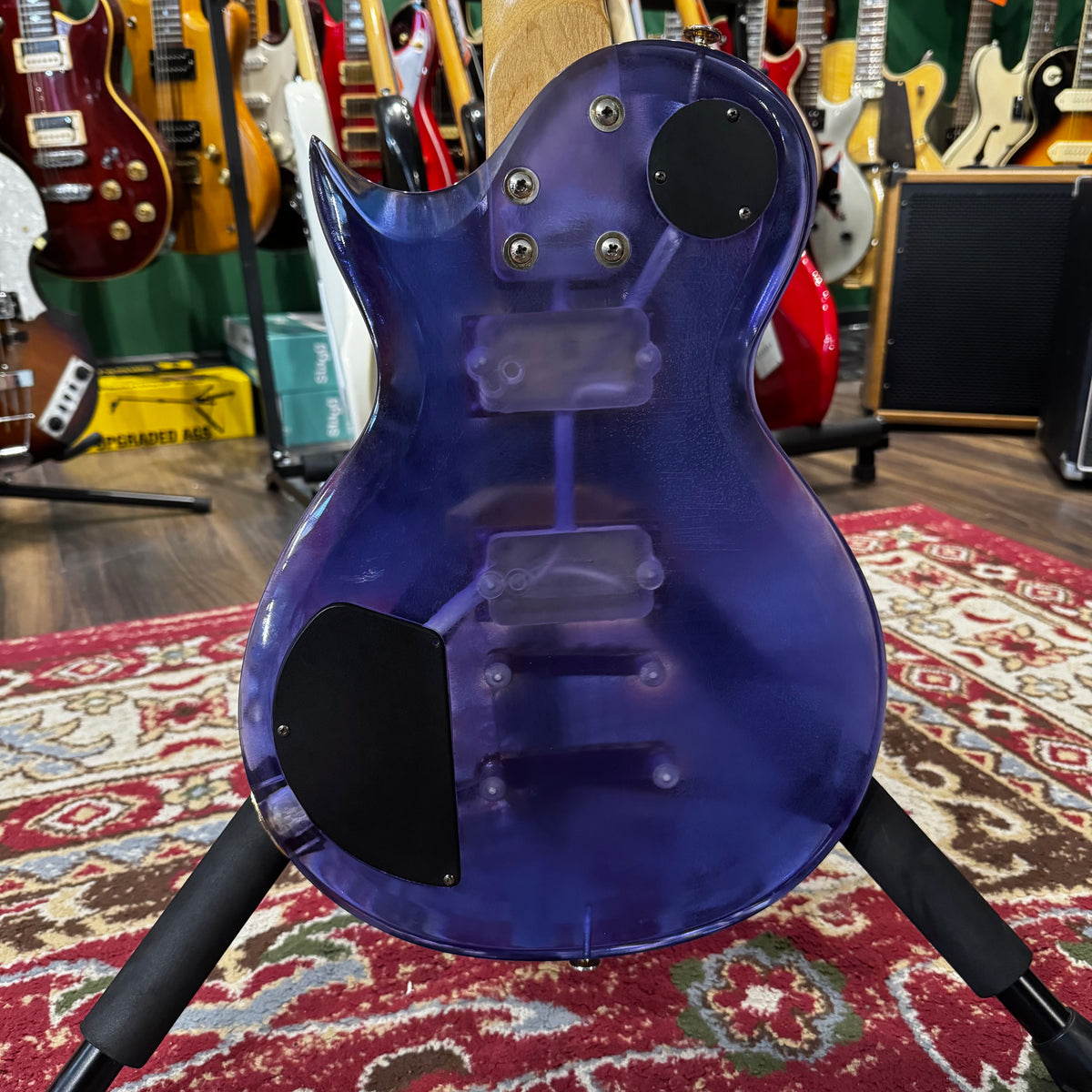 Skylark Plexiglass Les Paul Translucent Purple (Pre-Owned)