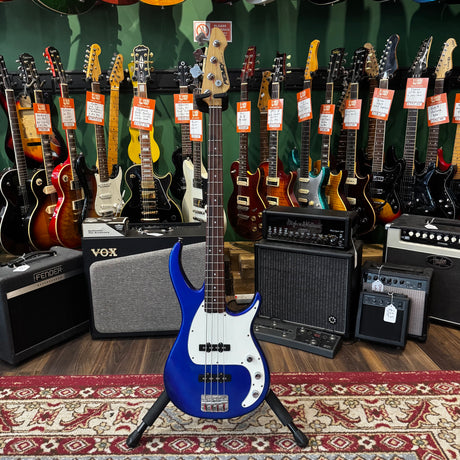 Peavey Milestone III Bass Guitar Blue (Pre-Owned) - Music Vault