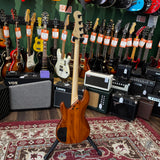 Luna Tattoo Electric Bass Guitar Long Scale Natural (Pre-Owned)