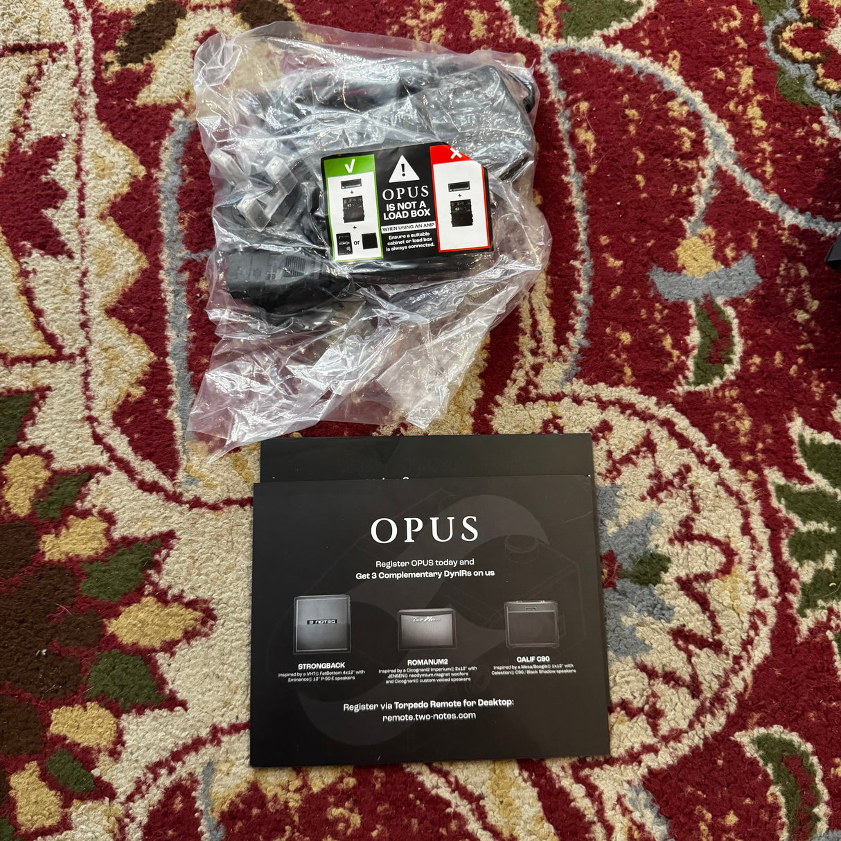 Two Notes Opus Multi-Channel Guitar Amplifier And Cabinet Simulator Pedal (Pre-Owned)