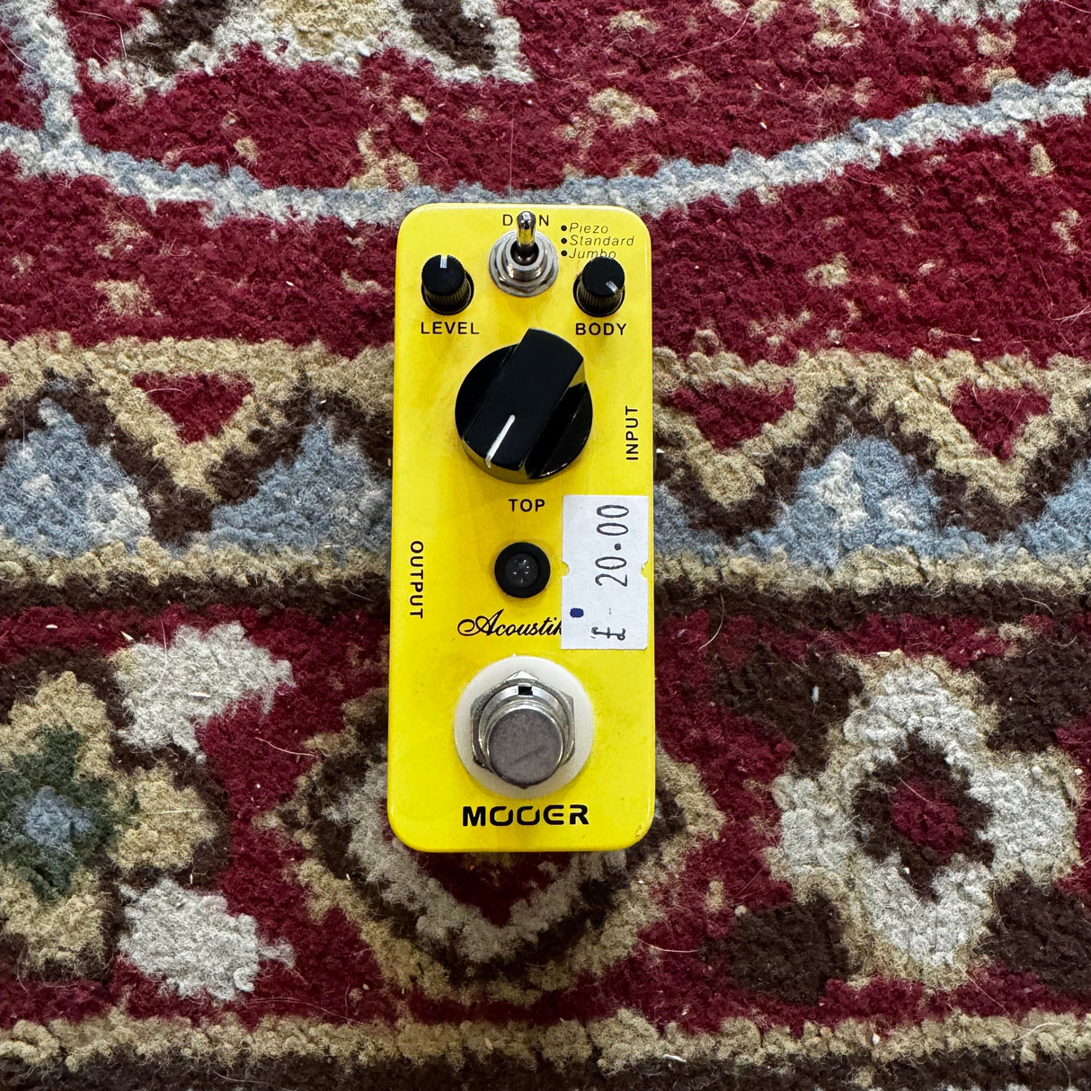 Mooer Acoustikar Acoustic Guitar Simulator Pedal (Pre-Owned)