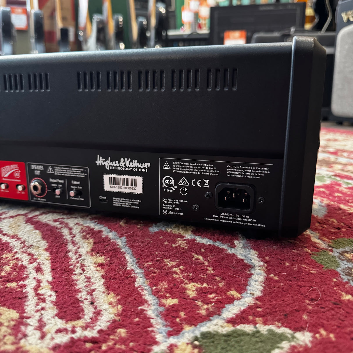 Hughes & Kettner Black Spirit 200 Electric Guitar Amplifier Head + FSM-432-MKII Foot Controller (Pre-Owned)