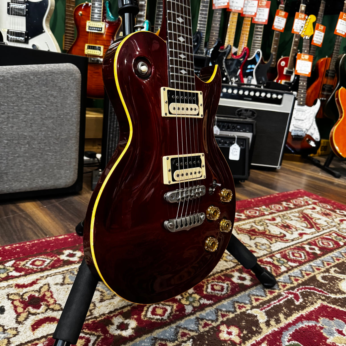 Aria Pro II PE-R60 Japanese 1980's See Through Red (Pre-Owned)