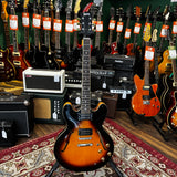 Burny RSA65 Semi Hollowbody Electric Guitar Sunburst (Pre-Owned)