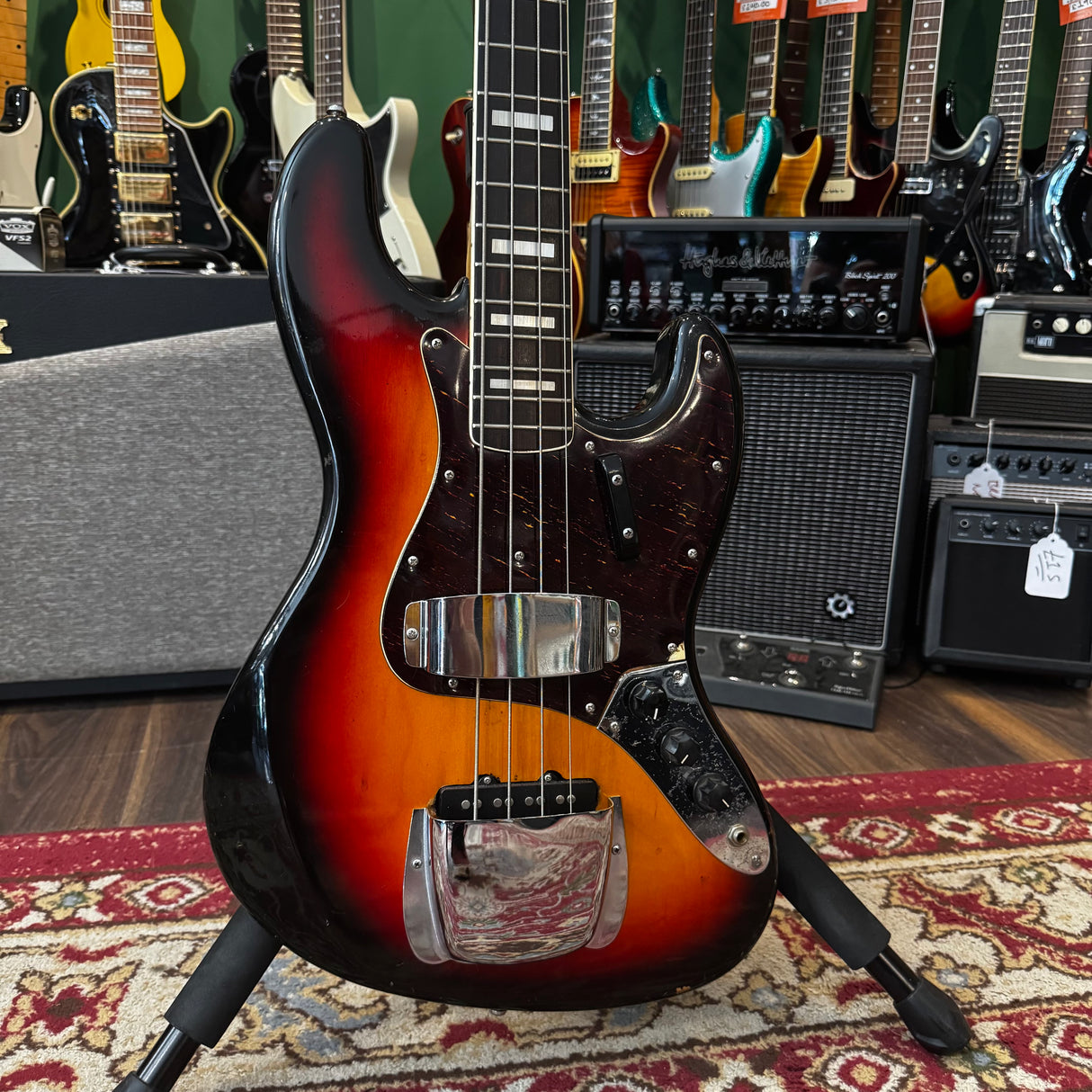 Columbus Jazz Bass Guitar Japanese 1970's Sunburst (Pre-Owned)