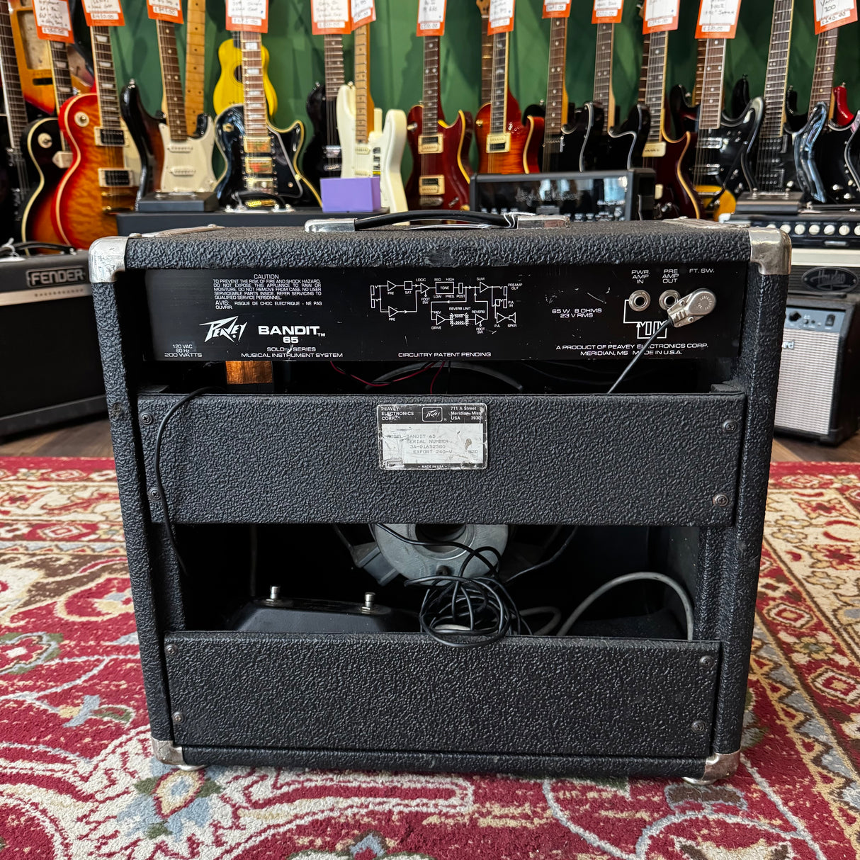 Peavey Bandit 65 Electric Guitar 1x12 Combo Amplifier (Pre-Owned)