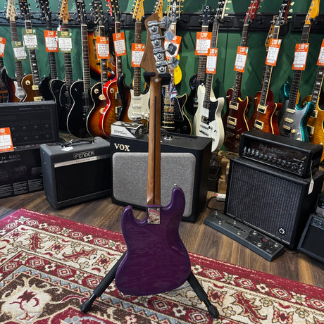 Northstar Littlestar NL6JP 3/4 Short Scale Mini Jazz Bass Thru Purple - Music Vault