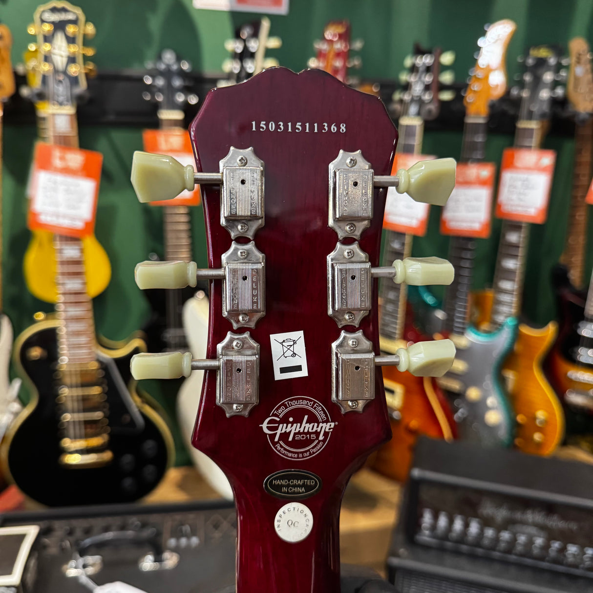 Epiphone Blueshawk Deluxe Electric Guitar Wine Red (Pre-Owned)