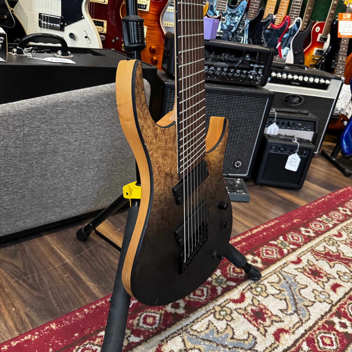 Subzero Generation Pro Fanned Fret 8 String Electric Guitar Tide Fade (Pre-Owned)