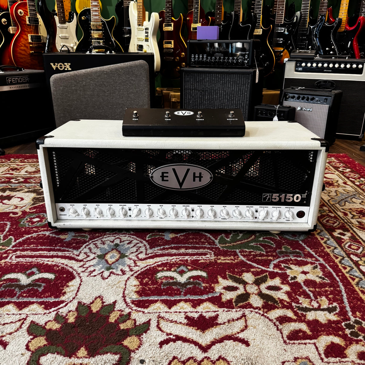 EVH 5150III 150W Electric Guitar Valve Amplifier Head Ivory White (Pre-Owned)
