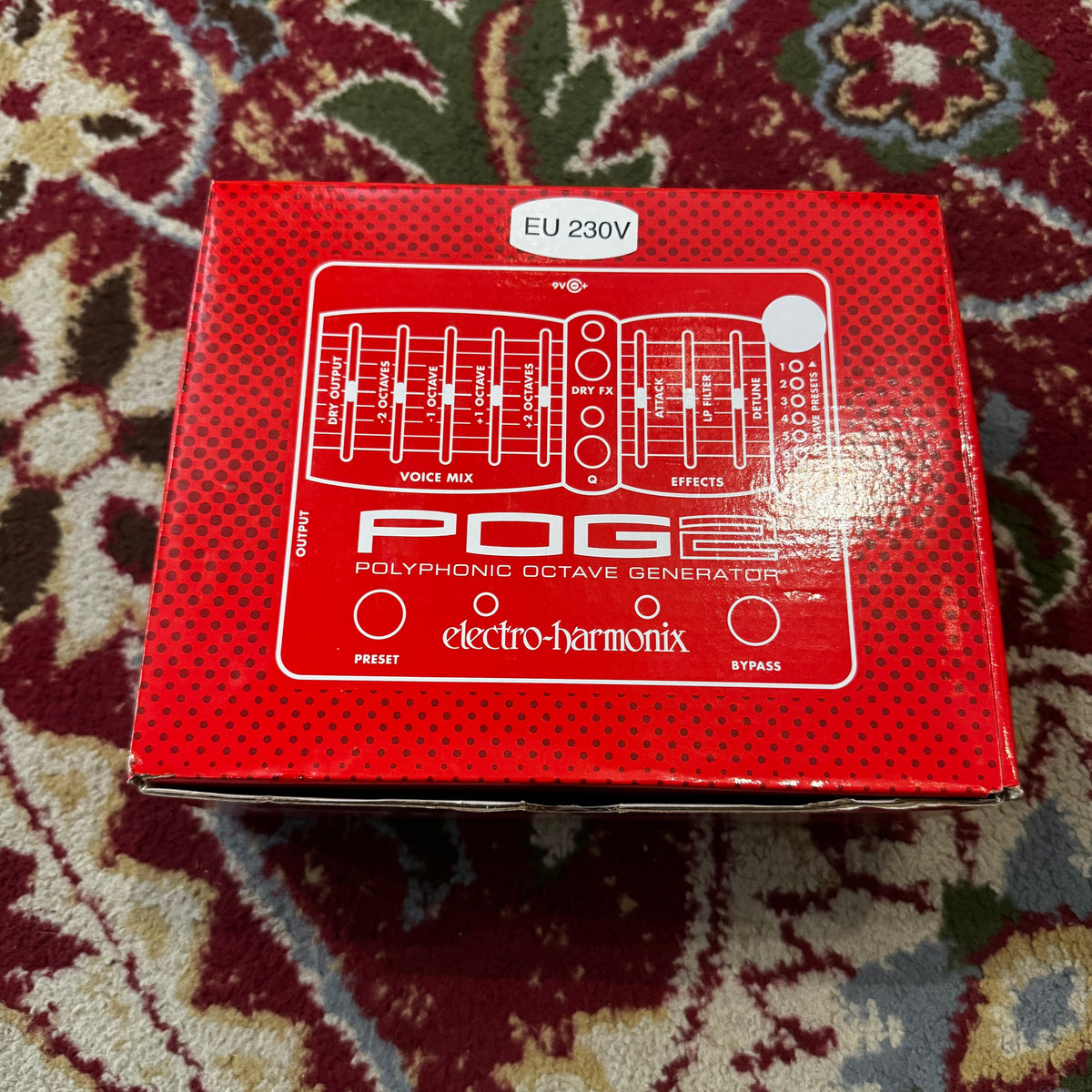 Electro POG 2 Polyphonic Synth Octave Generator Pedal (Pre-Owned)
