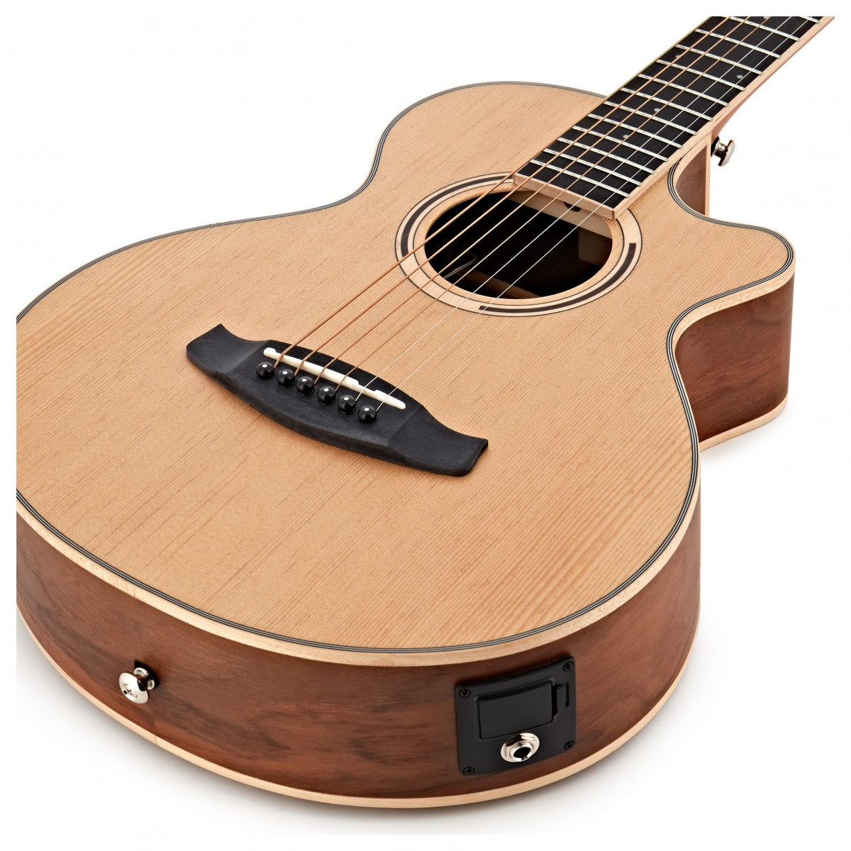 Tanglewood Discovery DBT-TCE-BW Electro Acoustic Travel Guitar - Music Vault