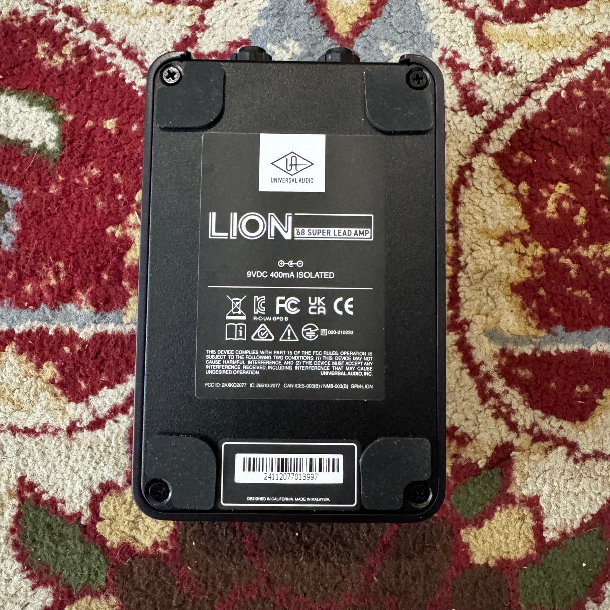 Universal Audio UAFX Lion 68 Super Lead Guitar Amp Simulator Pedal (Pre-Owned)