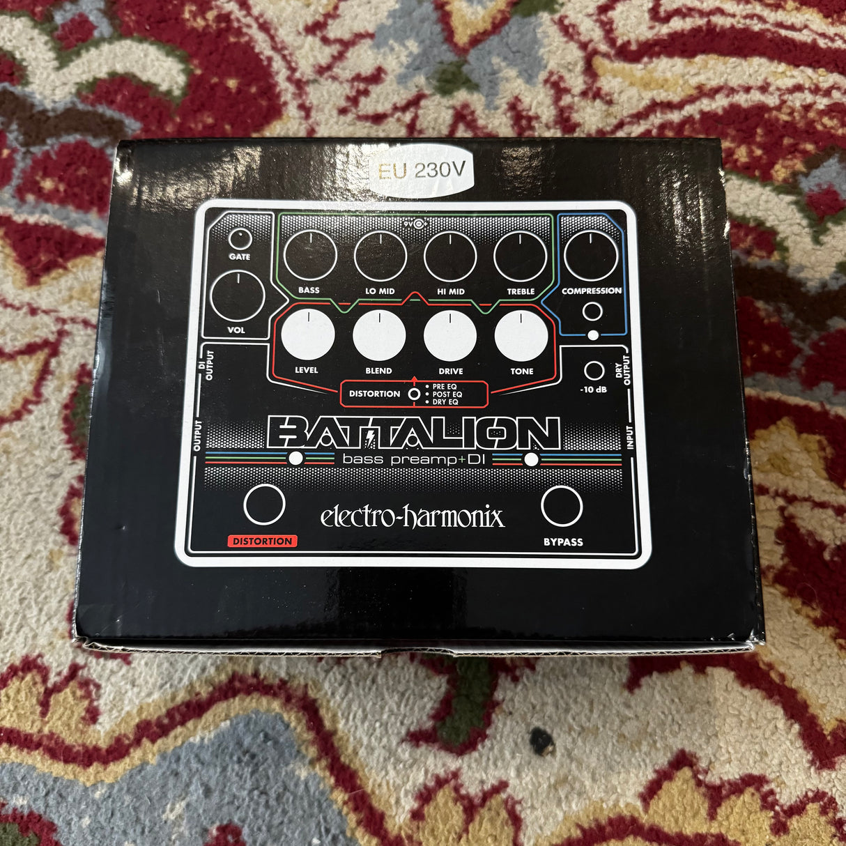 Electro Harmonix Bass Battalion Bass Preamp & DI Pedal (Pre-Owned)