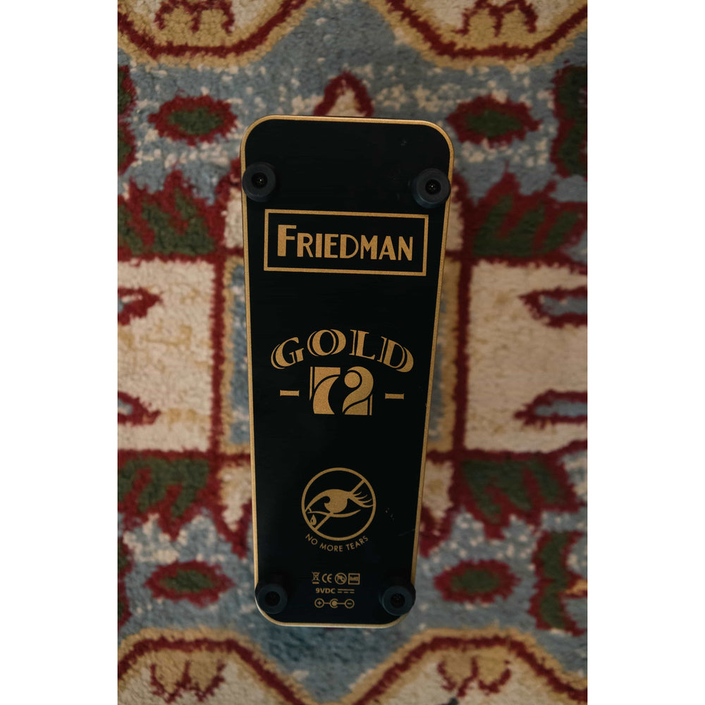 friedman wah pedal Friedman No More Tears Gold 72 Wah Pedal (Pre-Owned) – Music Vault