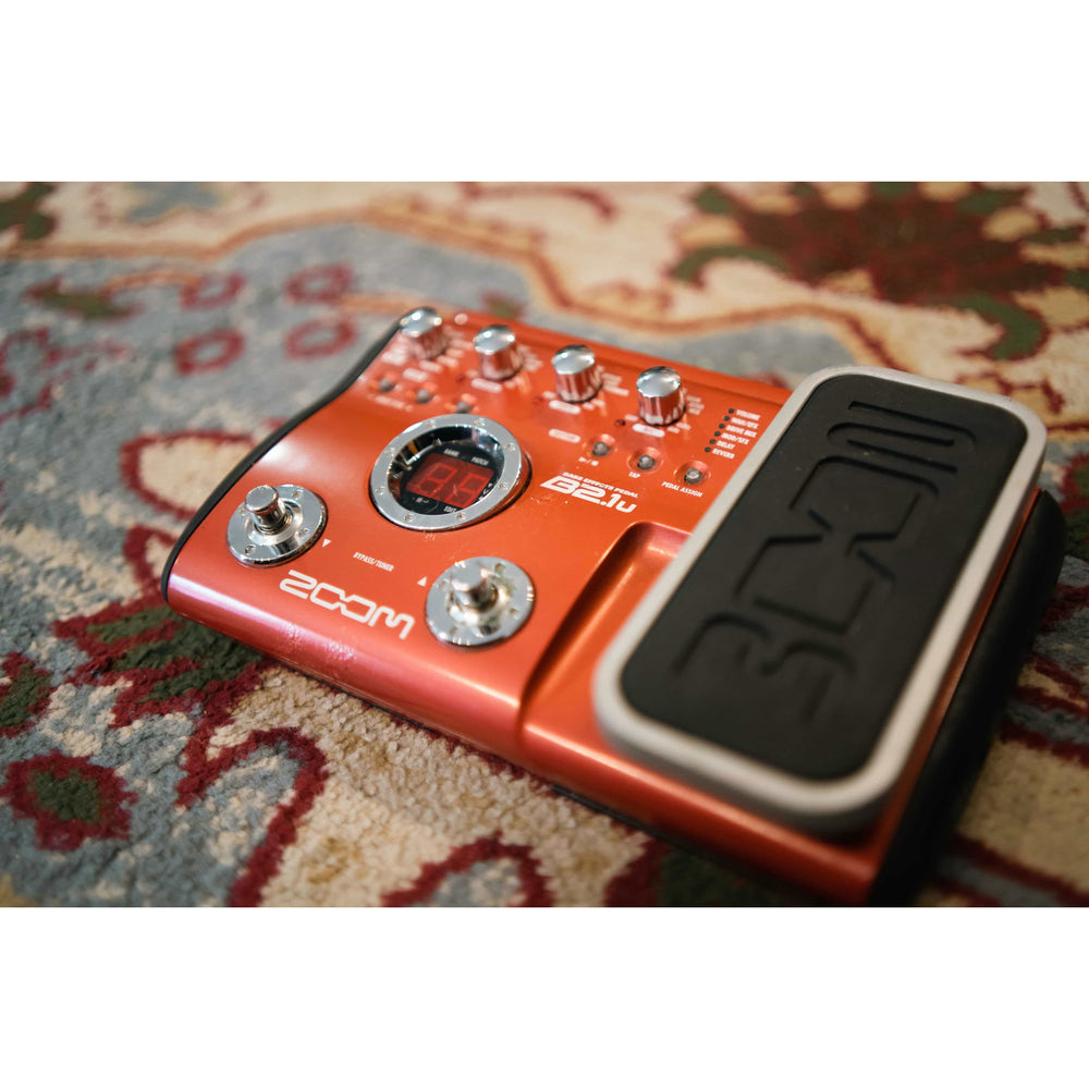 zoom b2 1u bass effects pedal Zoom B2.1U Bass Multi Effects Pedal (Pre-Owned) – Music Vault