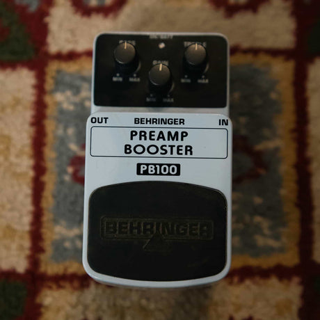 Behringer PB100 Preamp Booster Pedal (Pre-Owned) - Music Vault