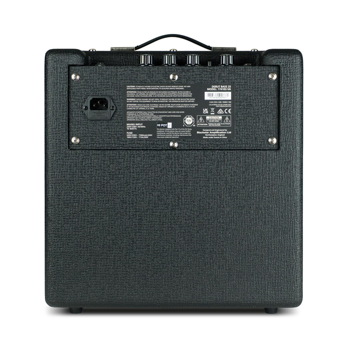 Blackstar Debut Bass 25 Bass Guitar Combo Amplifier Black