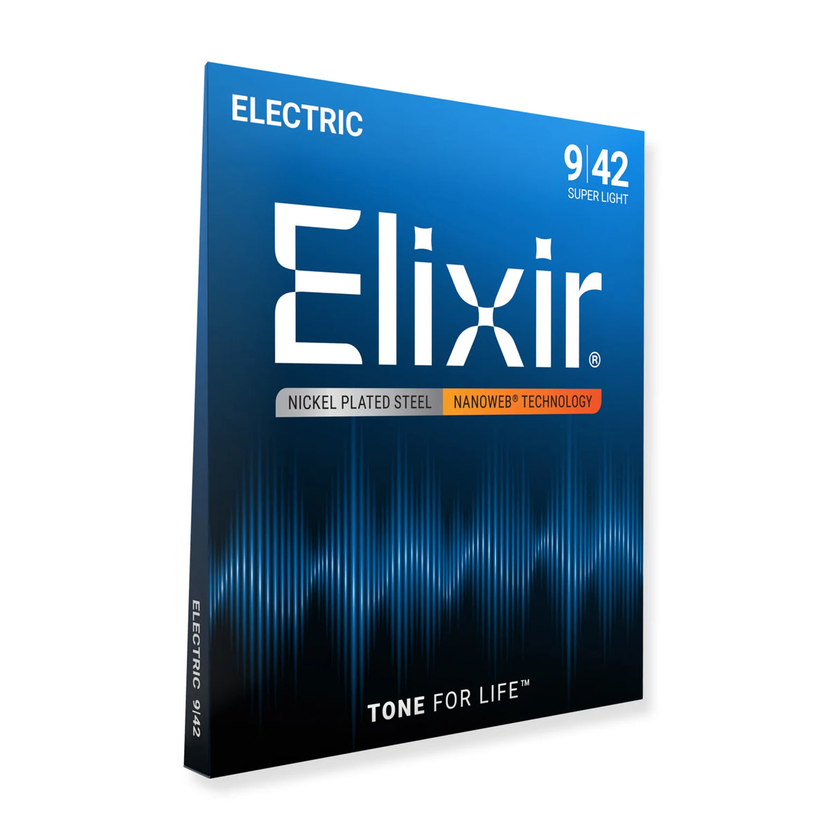 Elixir Nanoweb Coated Electric Guitar Strings Super Light (9-42)