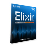 Elixir Nanoweb Coated Electric Guitar Strings Super Light (9-42)