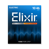 Elixir Nanoweb Coated Electric Guitar Strings Light (10-46)