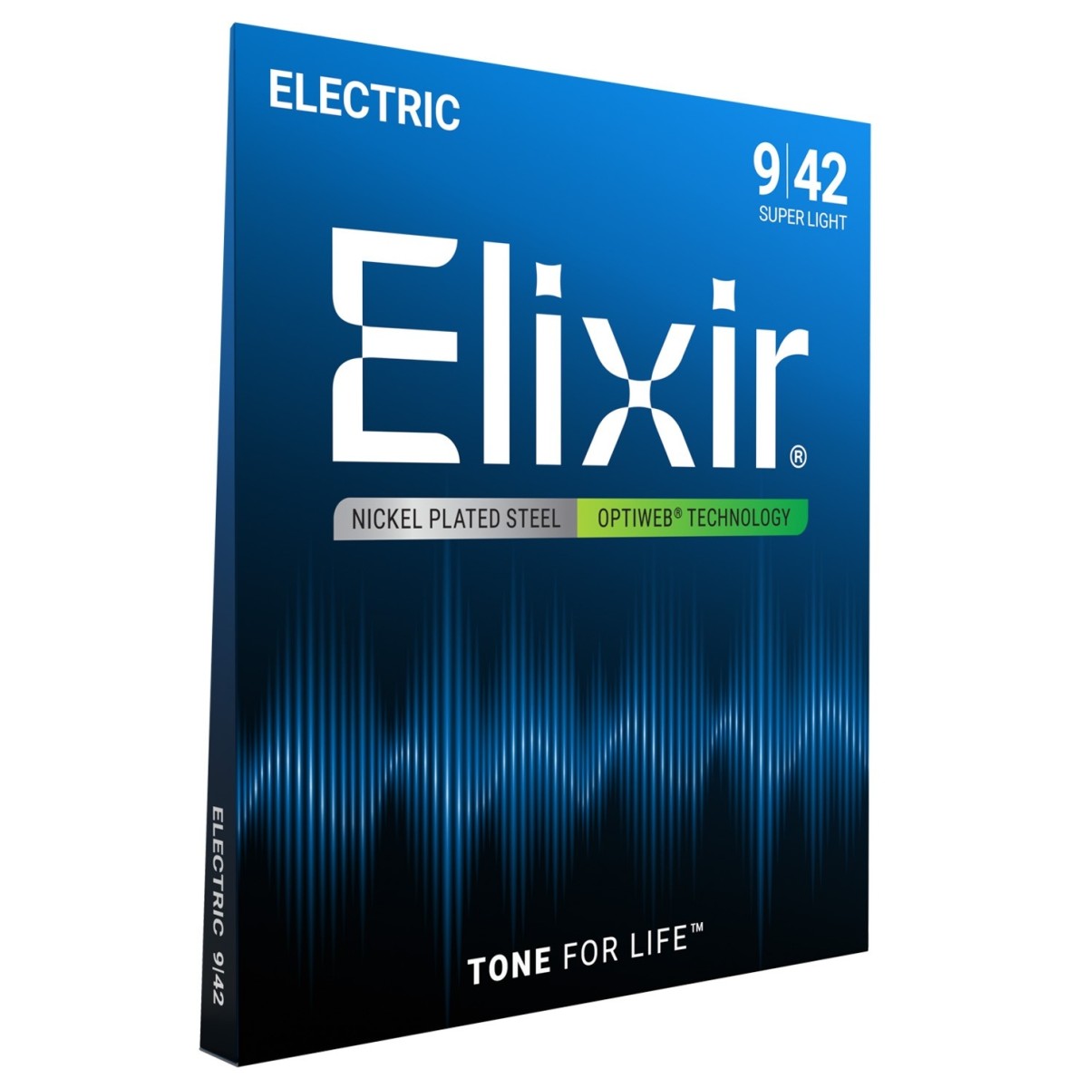 Elixir Optiweb Coated Electric Guitar Strings Super Light (9-42)