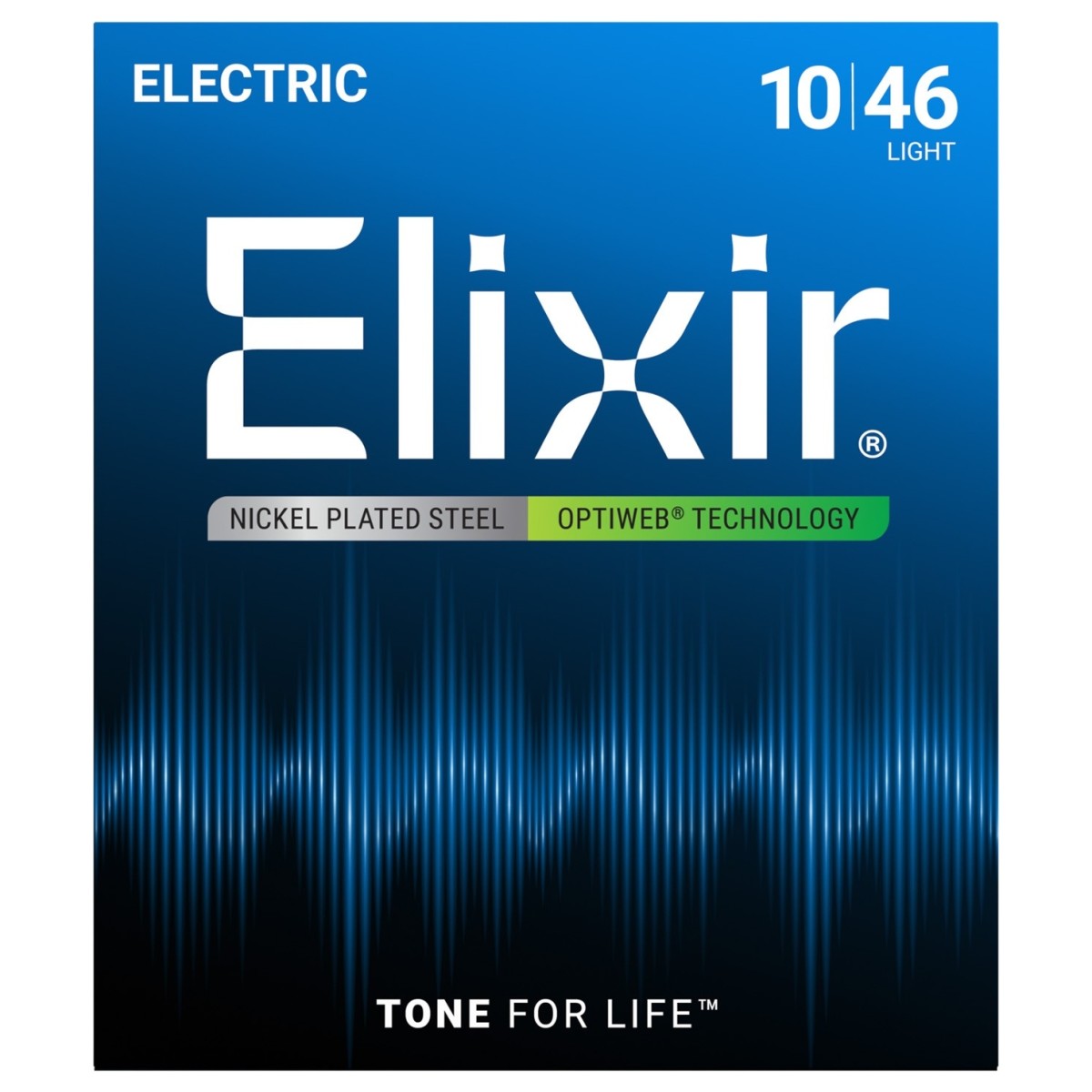 Elixir Optiweb Coated Electric Guitar Strings Light (10-46)