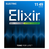 Elixir Optiweb Coated Electric Guitar Strings Medium (11-49)
