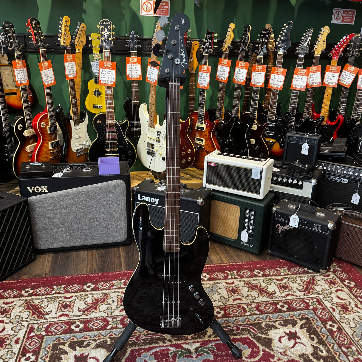 Fender Aerodyne Jazz Bass 2007 Crafted In Japan Black (Pre-Owned)