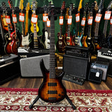 Ibanez GIO GSR205SM Spalted Maple Active 5 String Bass Guitar Brown Burst (Pre-Owned)