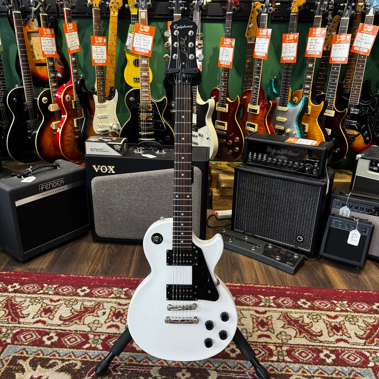 Epiphone Limited Edition Custom Shop Les Paul Studio Alpine White 2013 (Pre-Owned)