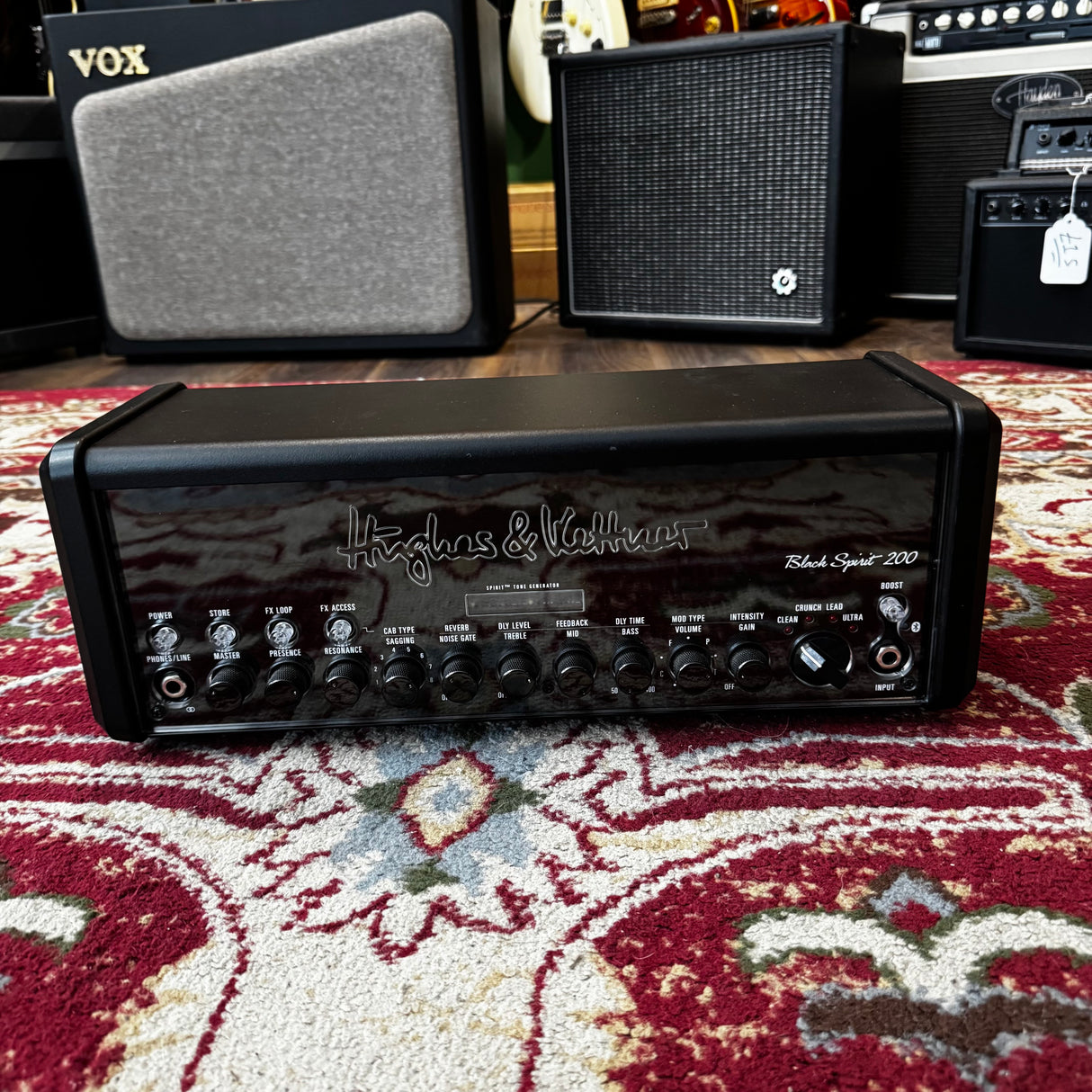 Hughes & Kettner Black Spirit 200 Electric Guitar Amplifier Head + FSM-432-MKII Foot Controller (Pre-Owned)