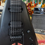 Solar Guitars V1.6FRC Flying V Electric Guitar Carbon Matte Black (Pre-Owned)