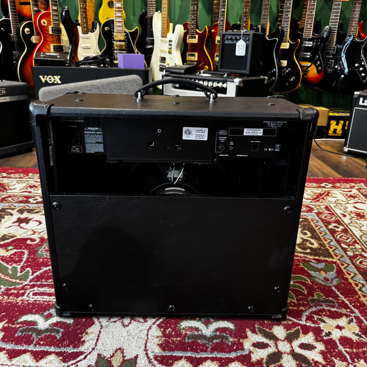 Line 6 Spider IV 75 Modelling Electric Guitar Combo Amplifier + FBV Express MKII Foot Controller (Pre-Owned)