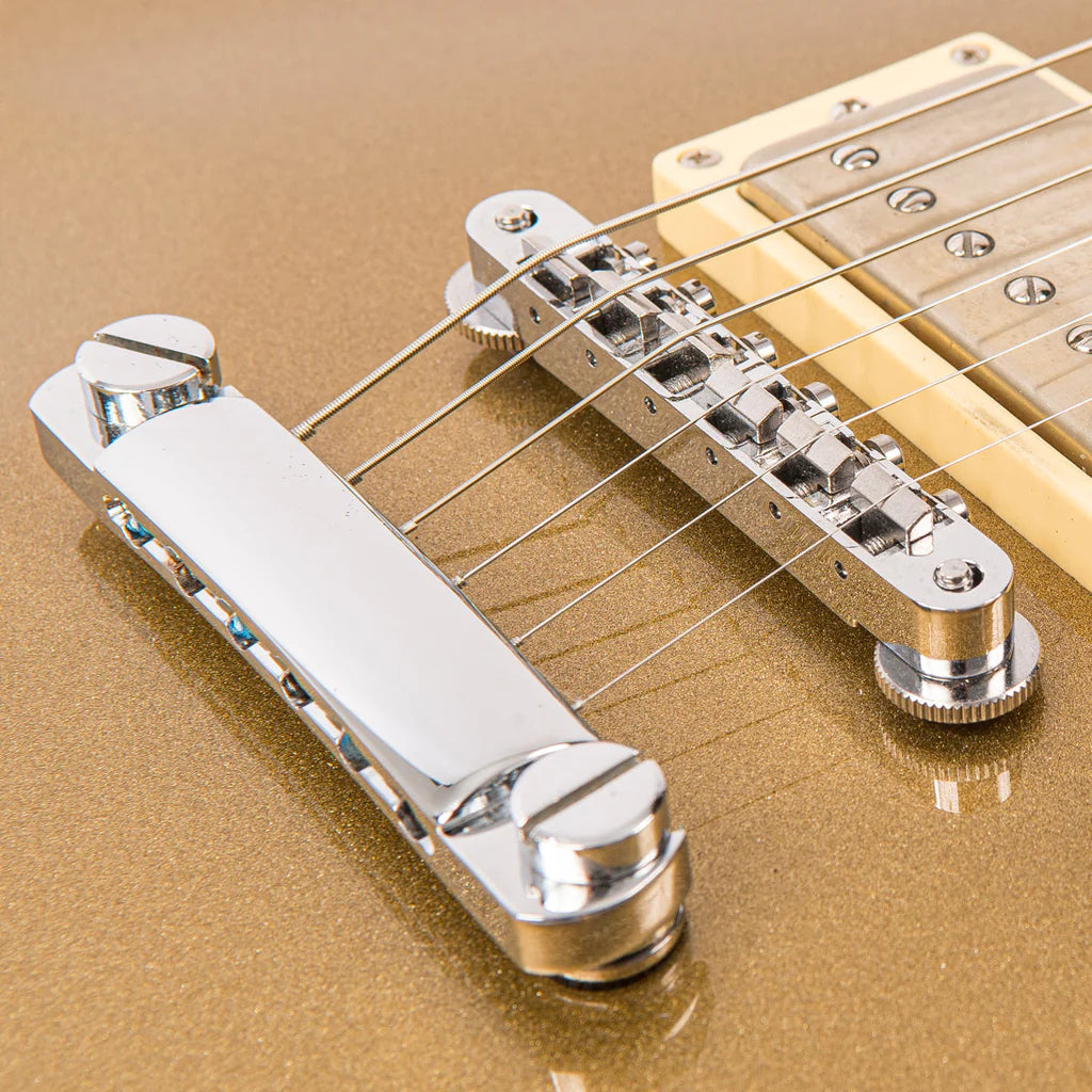 Fret-King Eclat Custom Paul Rose Signature Single Cutaway Electric Guitar Goldtop