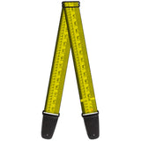 Buckle-Down Guitar Strap Measuring Tape Inches + Centimeters