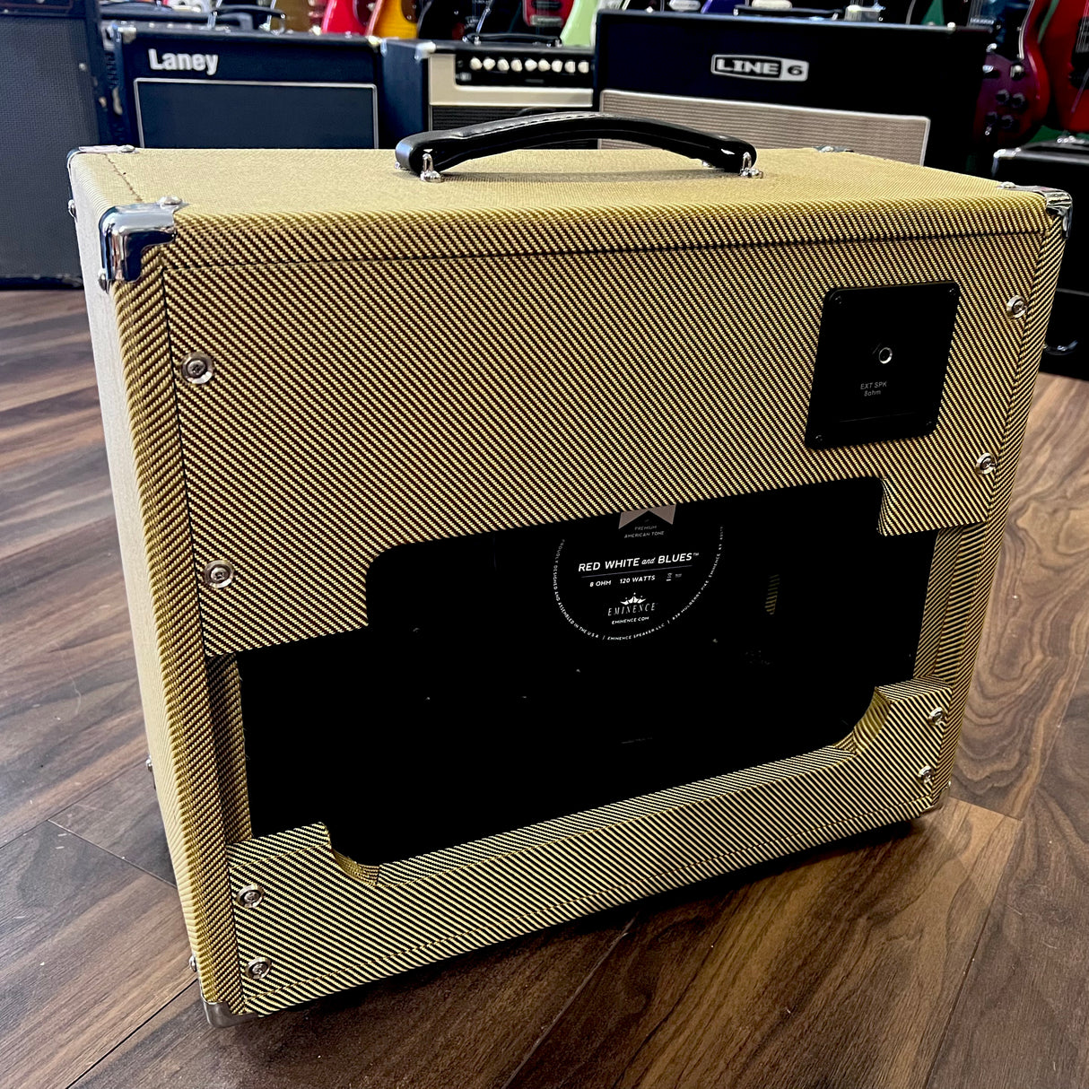 Juketone 1X12 Speaker Cabinet + Eminence Red, White & Blues Speaker (Pre-Owned)