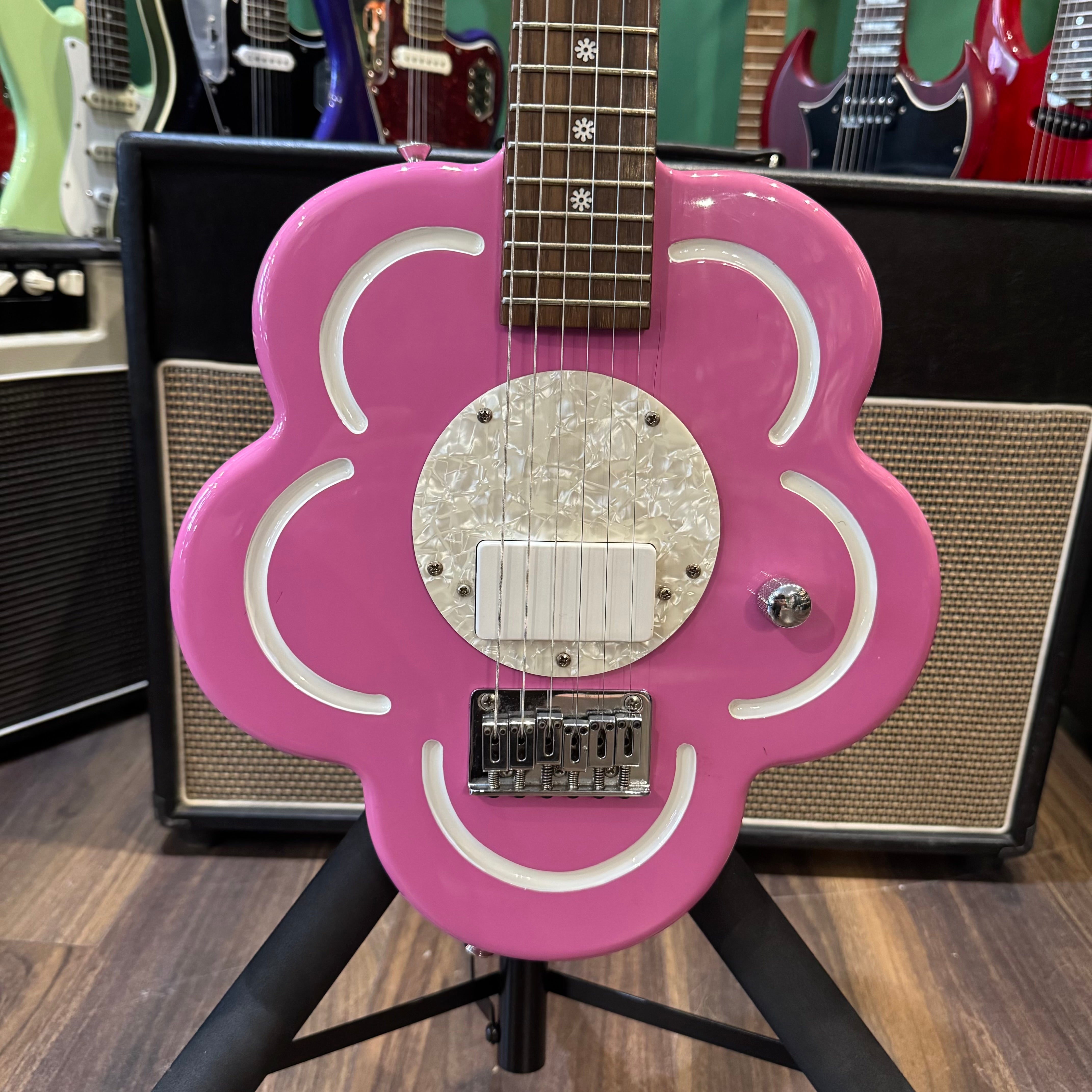 ギター Daizy Rock Flower Daisy Rock Pink Flower Electric Guitar (Pre-Owned) – Music Vault